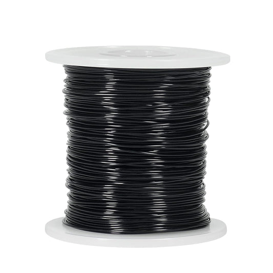 Tenn Well 20 Gauge Aluminum Wire, 328 Feet Soft Craft Wire for Jewelry Making, Beading, Sculpting, Bonsai Training, Crafting (Black)