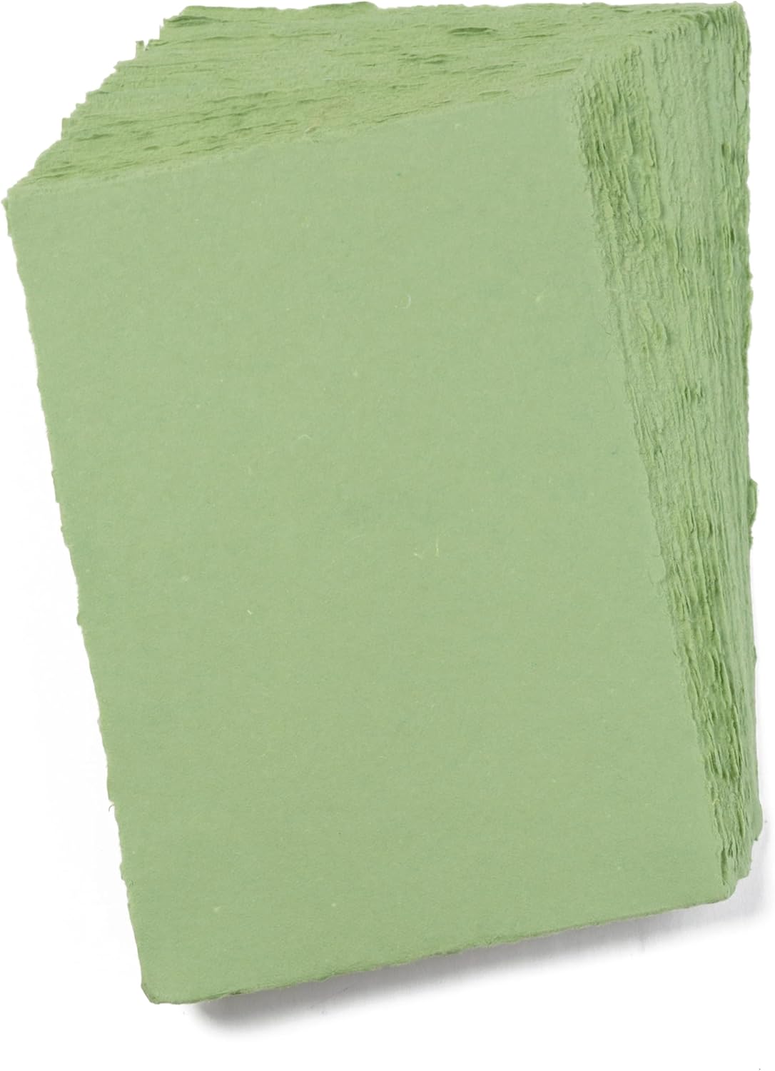 Wanderings A5 Handmade Deckled Edge Cotton Paper - Cold Pressed Texture - Paint, Watercolor, Writing, Printer - Cards, Invitations, Menus, Arts and Crafts. 50 Pack White 150gsm - 8.25"x11.7"