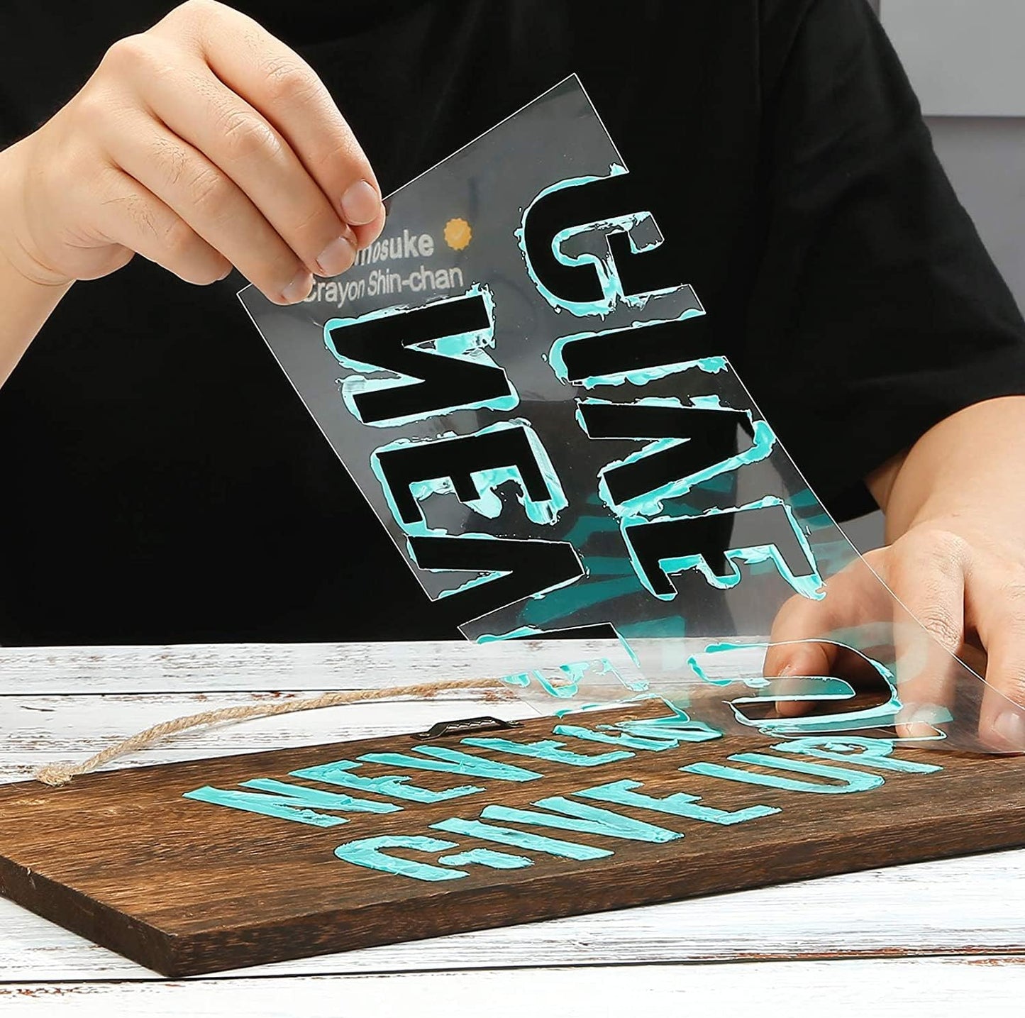 50 Pieces 4 mil Blank Stencil Material Mylar Template Sheets for Stencils, 12 x 12 inches