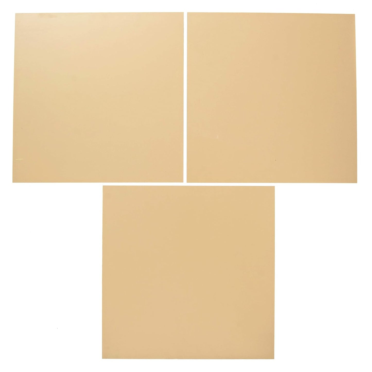 EAGLE 1: 12" x 12" 26 Gauge Sheet Metal Squares (3 Pack Per Order, Multiple Colors) Great for Arts, Crafts, DIY Home or Work Projects (12" X 12", Sahara Tan)