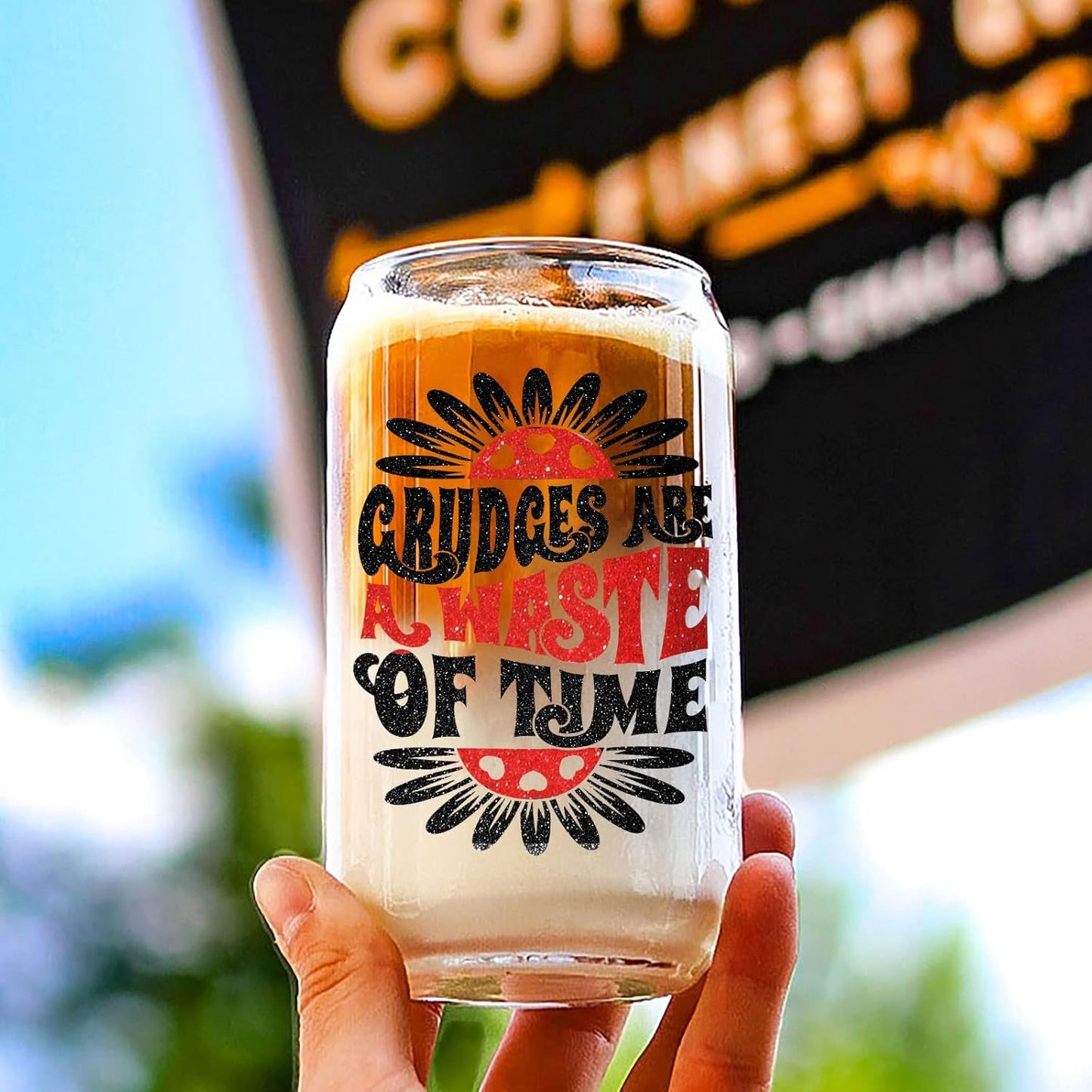 TECKWRAP Black Glitter Vinyl Permanent – Shimmer Vinyl Adhesive Vinyl Roll 1ft x 5ft, Glitter Black Vinyl for DIY Crafts Designs