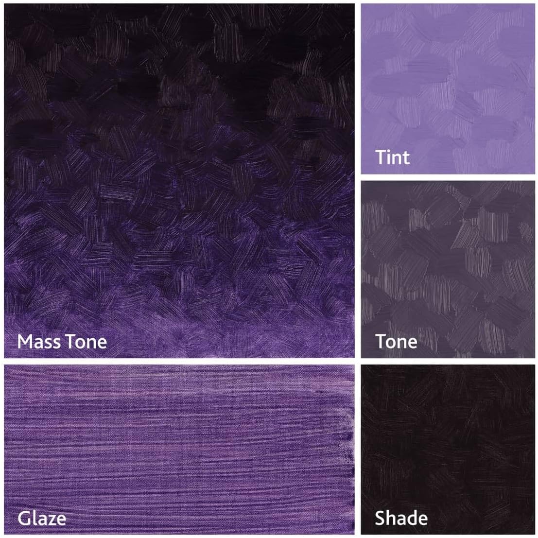 Tusc & Pine Artist Oil Paint - Ultramarine Violet, 40 ml, Non-Yellowing, Rich & Creamy Consistency, Maximum Pigment Load, Small Batch Milled Oil Paints Made in the USA for Professional Artists