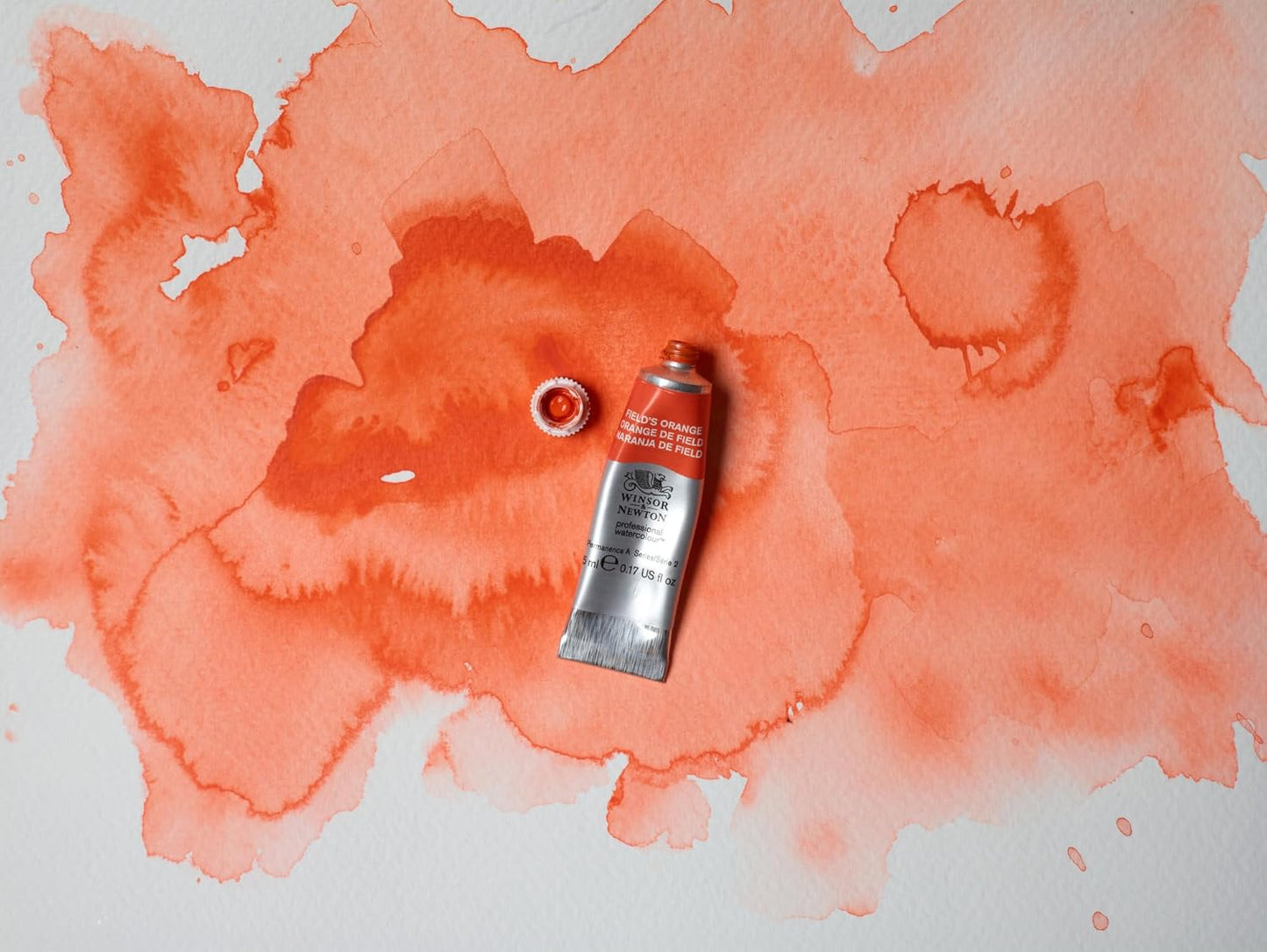Winsor & Newton Professional Watercolour, Revival Collection, Half Pan, Field's Orange