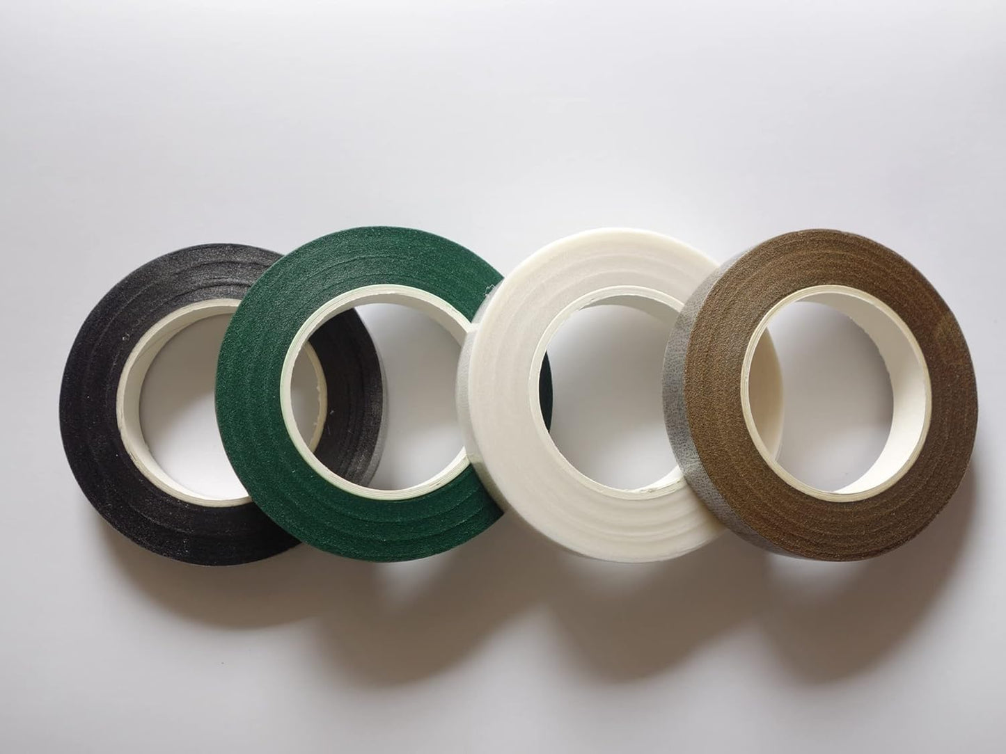 Transun Moo 4 Rolls 1/2 Inch Floral Tapes Florist Wraps for Bouquet Stem and Flowers Making Craft Projects (30 Yards, Mixed Color)