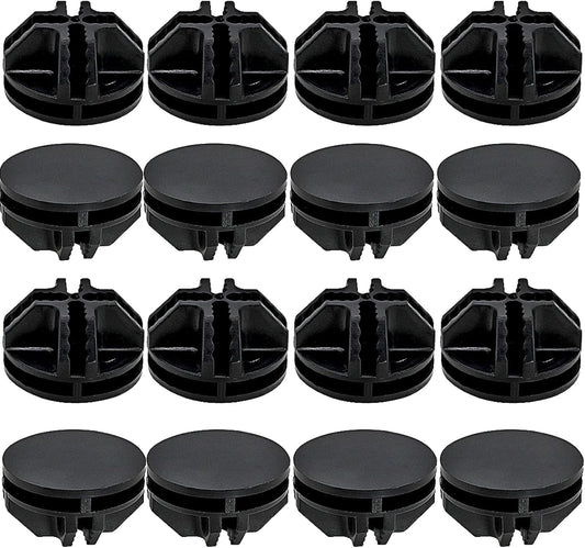 16 Pcs Black Plastic Connector, Wire Grid Cube Connector for Modular Closet Storage Organizer and DIY Wire Cube Storage Unit