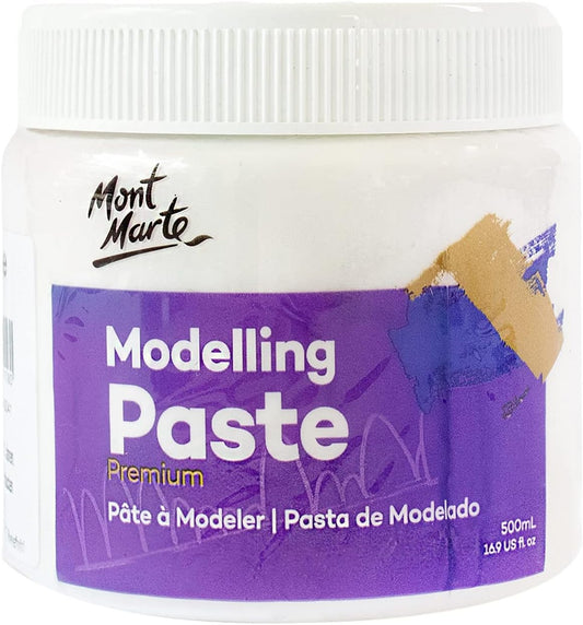 Mont Marte Modelling Paste Acrylic Medium 500ml (17oz)