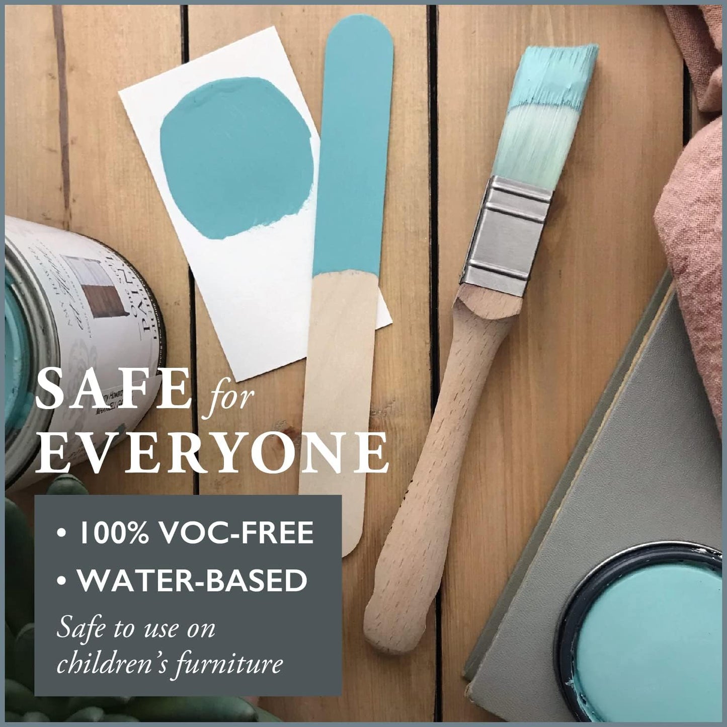 AMY HOWARD AT HOME Chalk-Based One Step Paint for Furniture, Cabinetry, Decor, Finish, and More | No Stripping, Sanding, or Priming | Medium Base | 32 Ounce | Maxwell Garden