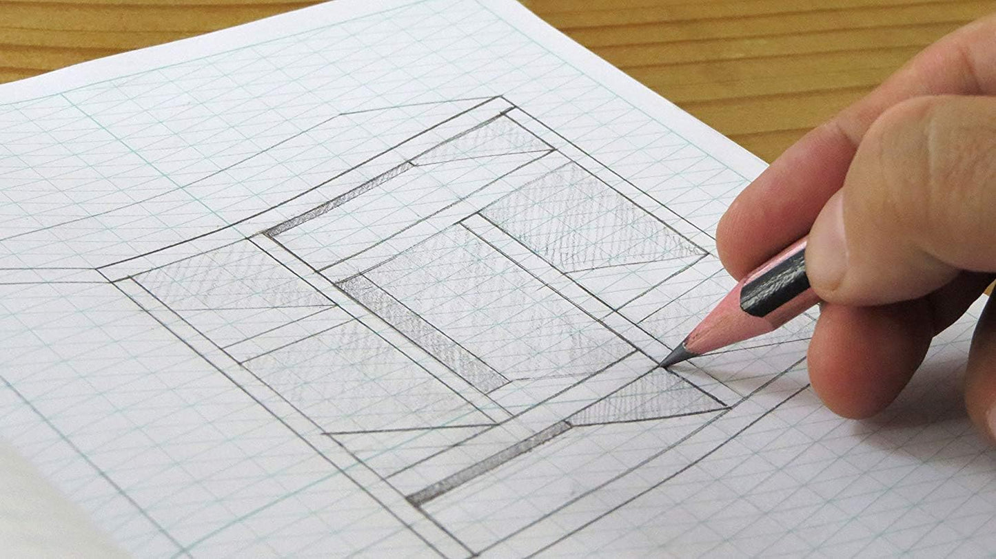 KOALA TOOLS | Isometric Graph Paper Notebook (3 pack) | 7.5" x 9.75", 60 pp. - Kraft Cover Isometric Grid Drawing Pads - Suitable for Industrial, Architectural, Interior Design