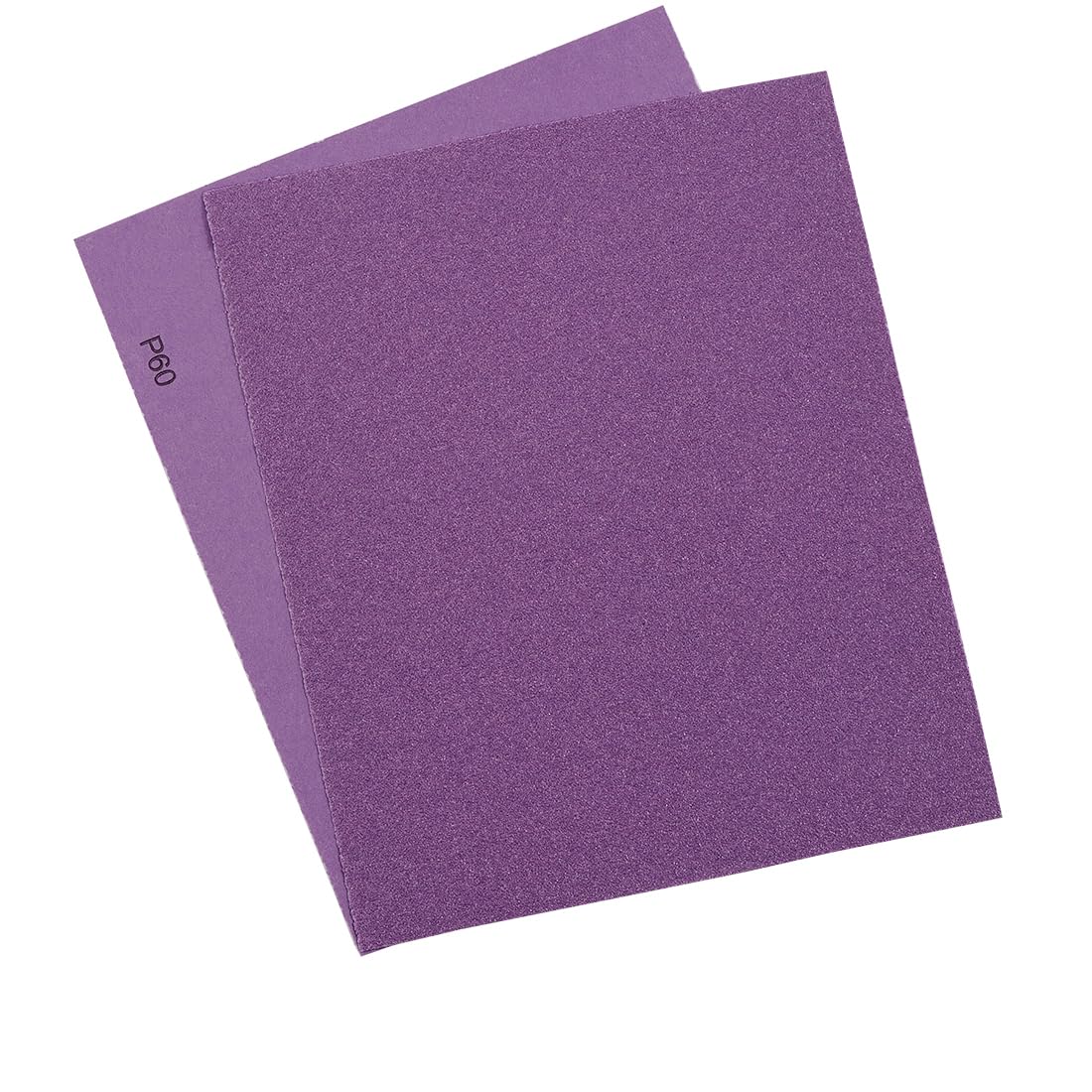 Sandpaper 60 Grit, Wet Dry Sanding Sheets 9 x 11 Inch, Advanced White Fused Alumina Abrasive Sander Paper for Wood Furniture Finishing, Metal Sanding, Automotive Polishing, Purple,12-Sheets