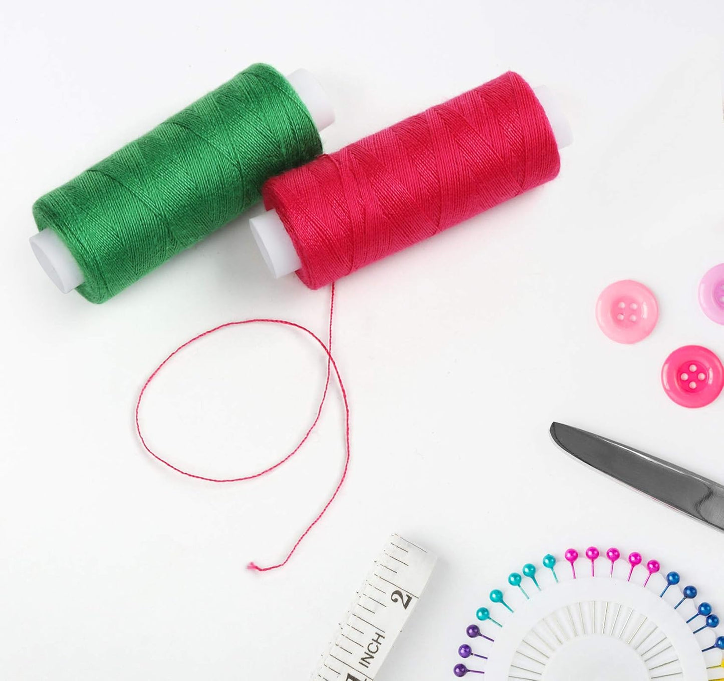 Sewing Thread Set 100 Color, Lemonfilter Thread for Sewing 250 Yards Each Spool Polyester Sewing Threads Assortment for Beginners, Hilos para Coser for Machine Sewing, Hand Stitching or Embroidery