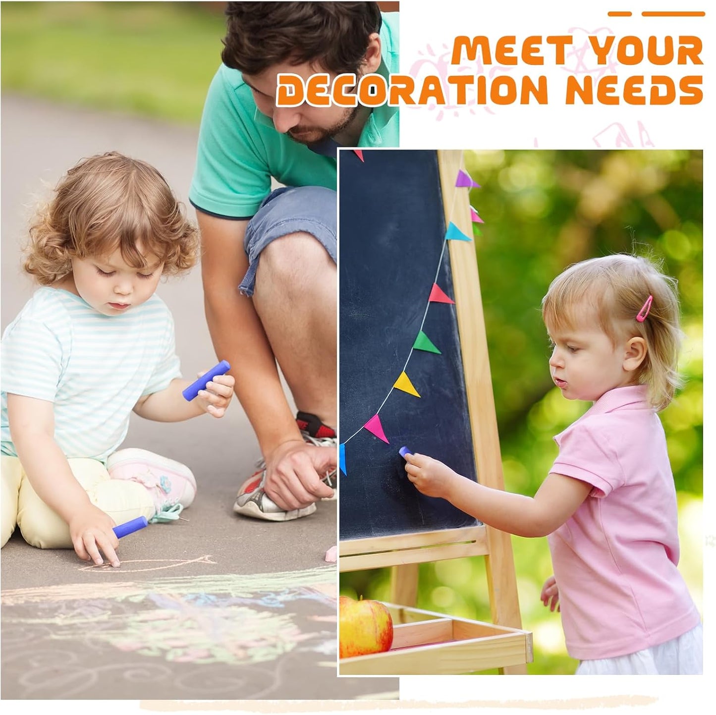 20 Pcs Sidewalk Chalks for Kids Non Toxic Jumbo Chalk for Party Gift Outdoor Art Classroom Play Painting (Purple)