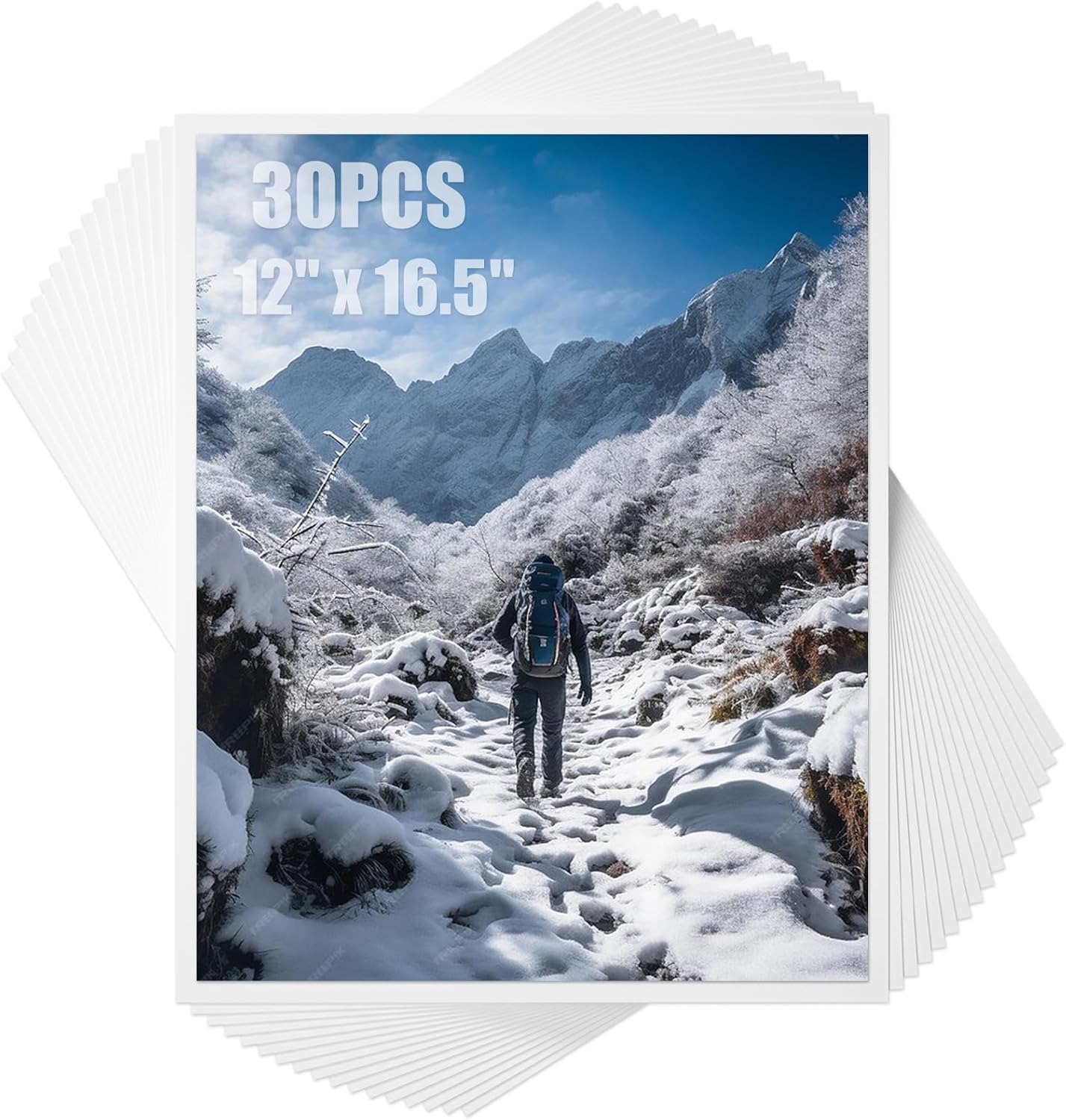 30 Pack White Foam Board 12" x 16.5", 3/16" Foam Core Baking Board for Projects, A3 Polystyrene Mat Board Poster Foam Board Sheets for Art Crafts, Presentation, Wedding, School Projects