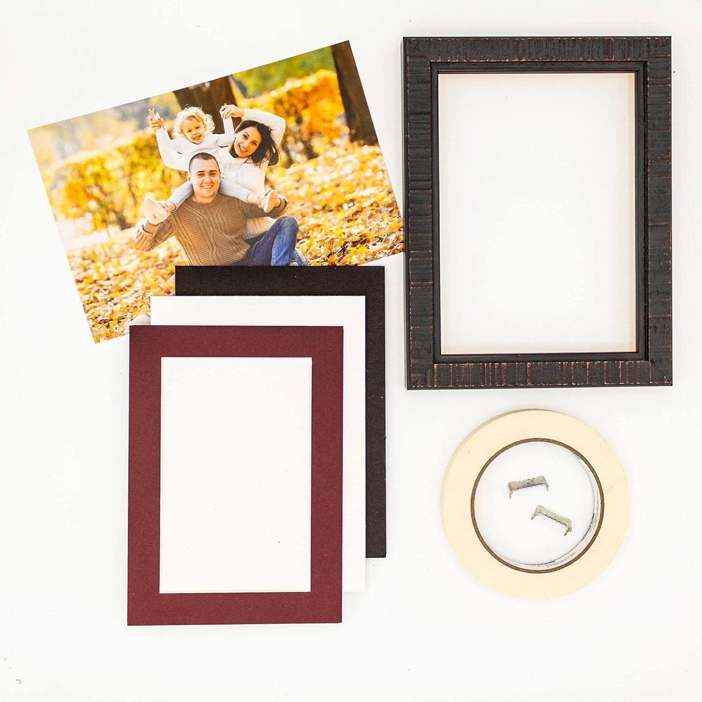 Poster Palooza 11x14 Mat for 8.5x11 Photo - Precut Maroon Picture Matboard for Frames Measuring 11 x 14 Inches - Bevel Cut Matte to Display Art Measuring 8.5 x 11 Inches - Acid Free Pack of TEN MATS