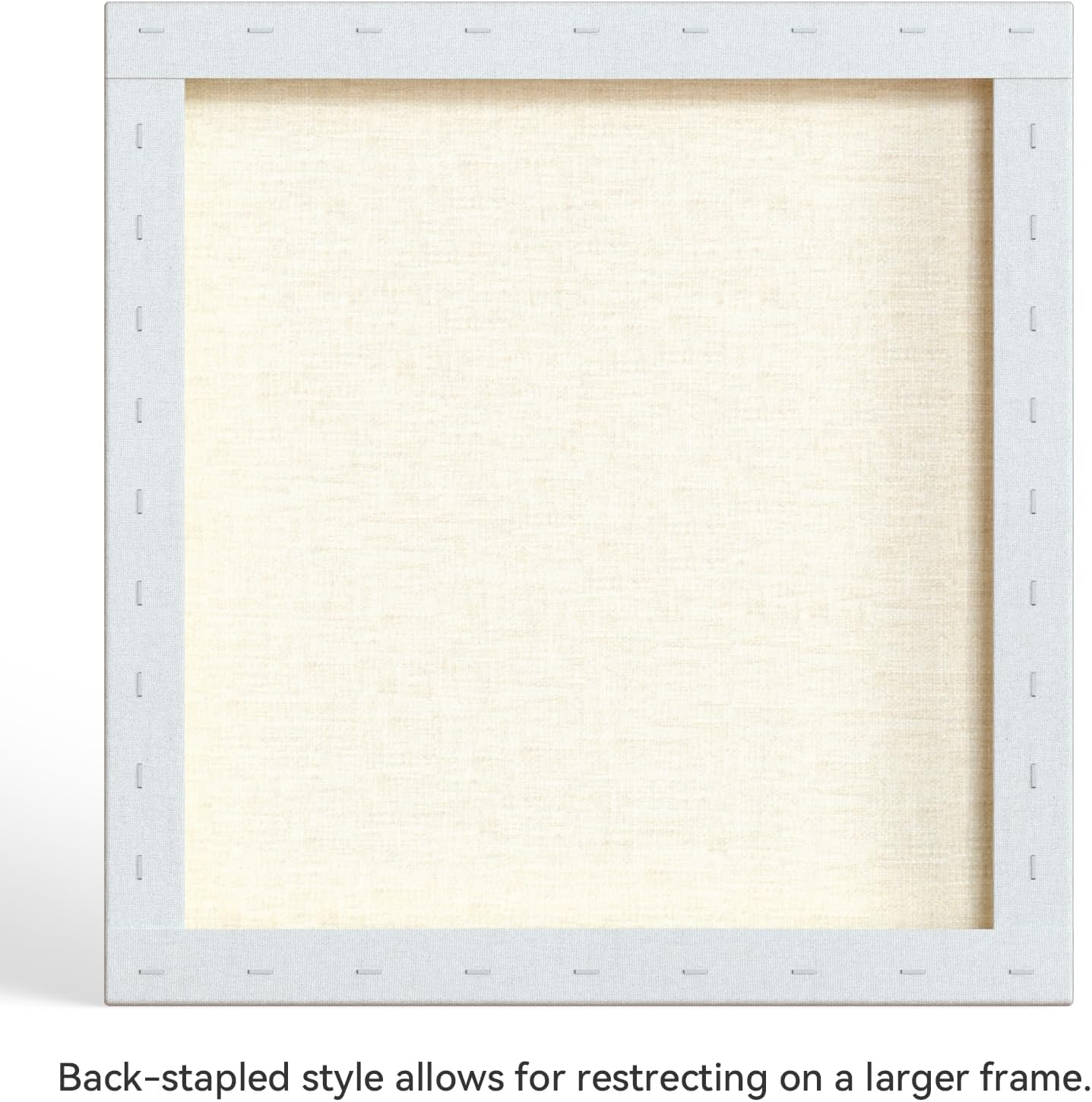 PHOENIX 20x20 Inch 2 Pack Artist Canvas - Large Square Stretched Canvases for Painting - 3/4 Inch Profile, 100% Cotton 11 Oz. Gesso Primed White Blank Professional Canvas Oil & Acrylic Paints