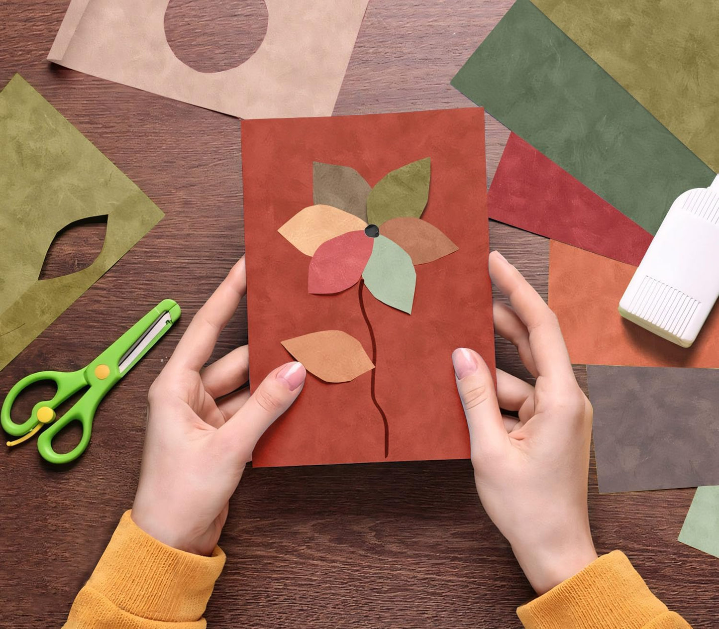 6x6 Inch Colorful Scrapbook Paper Pad- 24 Sheets Double Sided for Journaling DIY Cards Decor Gifts Crafts Wrapping Decorative Collage Folded Materials Photo Album