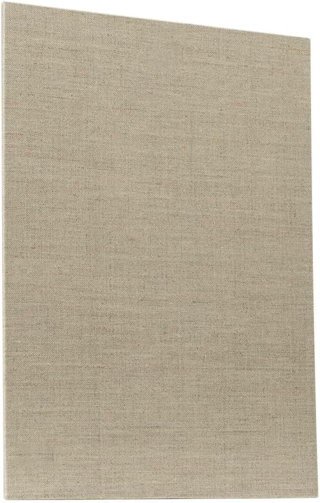 Senso Clear Primed Linen Panels - 12x16-3 Pack of Panels for Painting Oils, Acrylics, Pastels and More