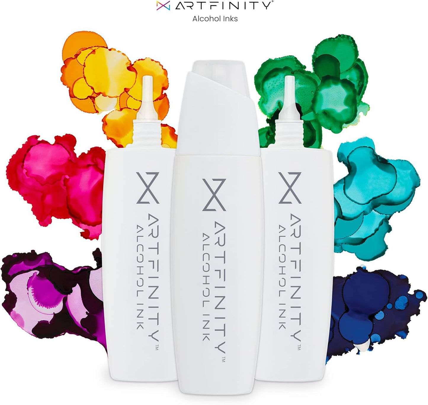 Alcohol Inks 3 Pack - Vibrant, Professional, Dye-Based Alcohol Inks for Artfinity Alcohol Markers, Artists, Drawing, & More! - Leather E2-5