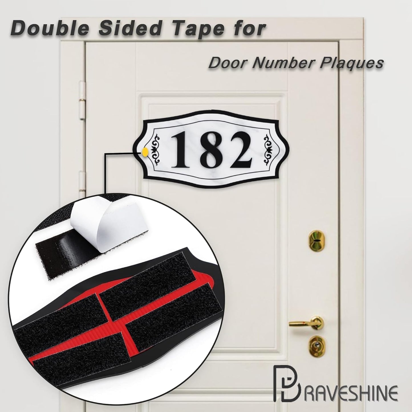 BRAVESHINE Heavy-Weight Hook and Loop Strips with Adhesive - Strong Sticky-Back Fasteners - Double Sided Mounting Tape for Home or Office Use Holds Picture Frame and Tools - 15 Pack 1.2x4 Inch