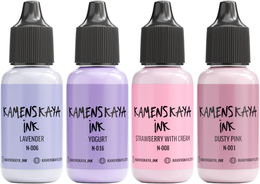 Alcohol Ink Set - 34 Color Variations - Set #29-4 Alcohol Inks x 0.51 fl oz (15 ml)