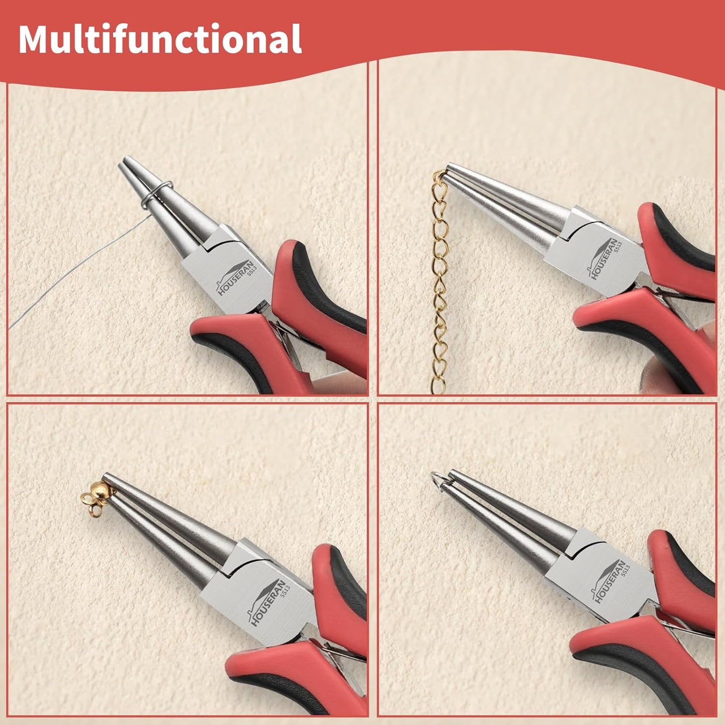 Round Nose Pliers for Jewelry Making, Wire Shaping, Beading, Jewelry Repair