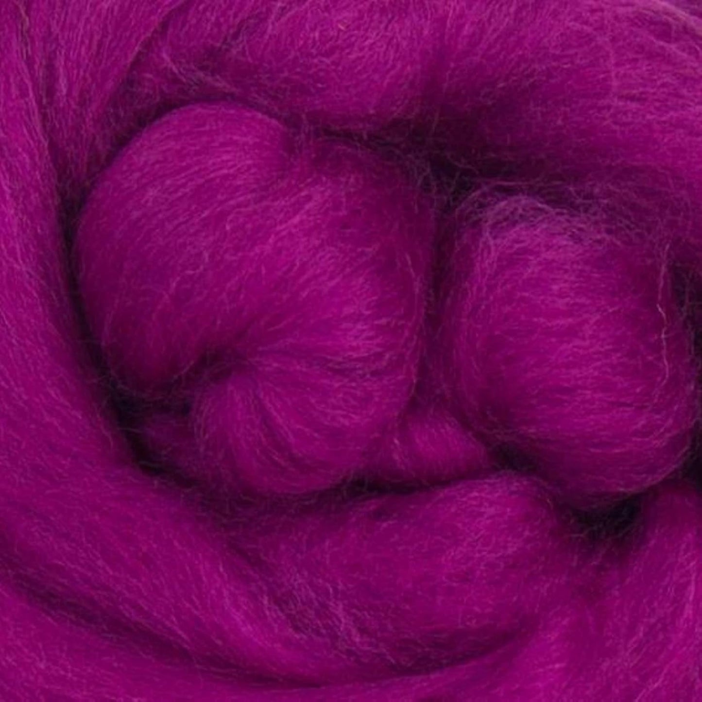 Revolution Fibers Merino Wool Roving | Premium Combed Wool Top | 22 Micron, Perfect for Felting Projects, Spinning, Wall Hangings and Tapestry (Fuchsia)