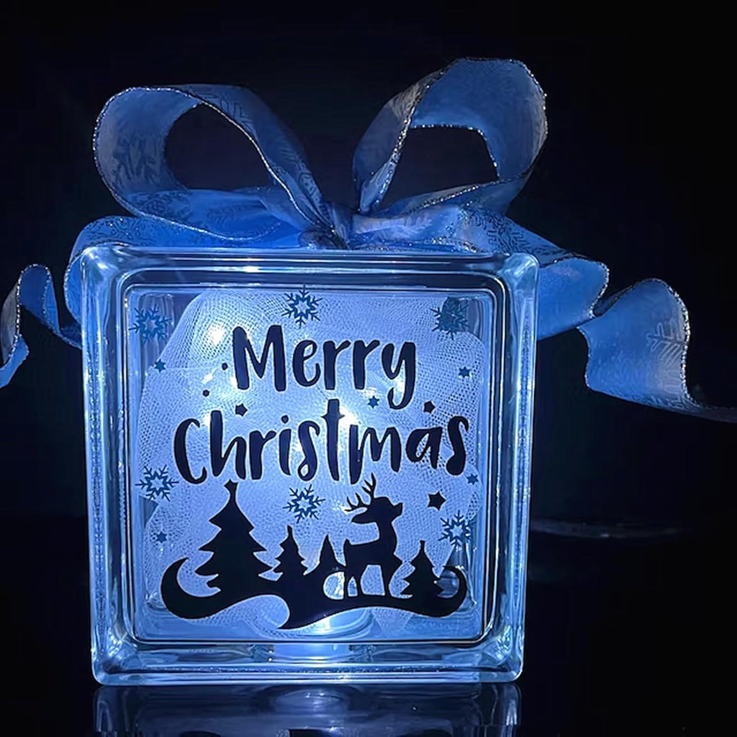 JAJADO Self Adhesive Silk Screen Stencils Let it Snow Merry Christmas Stencils Christmas Decor Sign Snowflakes Stencils for Wood, Tote Bag, Porch, Christmas Card, T-Shirt, Mug, Window, Towel