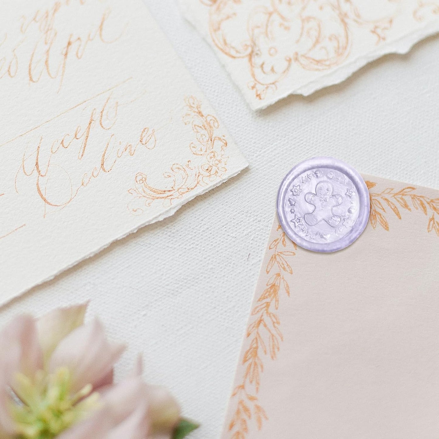 Glue Gun Sealing Wax Sticks for Wax Seal Stamp -Light Purple, Great for Wedding Invitations, Cards Envelopes, Snail Mails, Wine Packages, Christmas Gift Ideas, Pack of 10