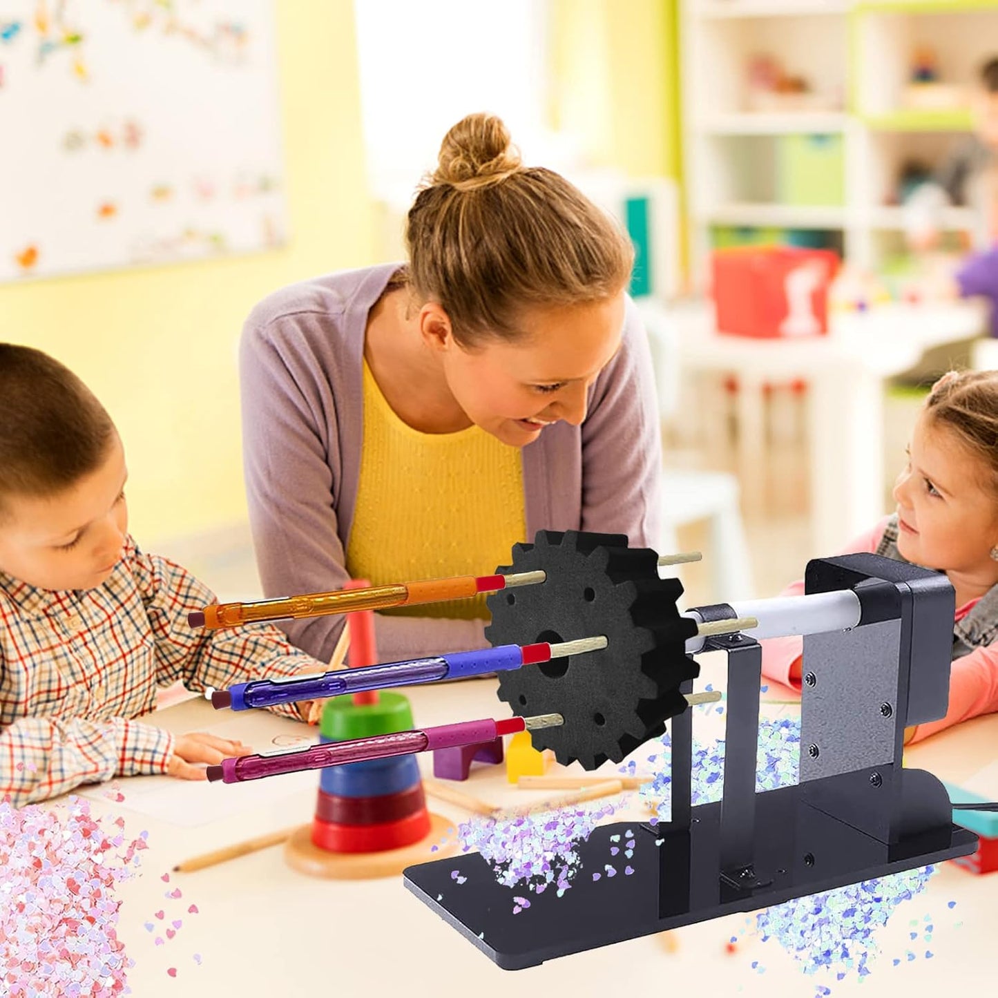 25 Silicone Pen Plugs and 25 Nonstick Silicone Sleeves for Epoxy Pen Turner Attachment,Silicone Plug Caps Tool Accessory Compatible with Inkjoy,Epoxy Pen Turner Making Supplies Glitter for Epoxy Resin