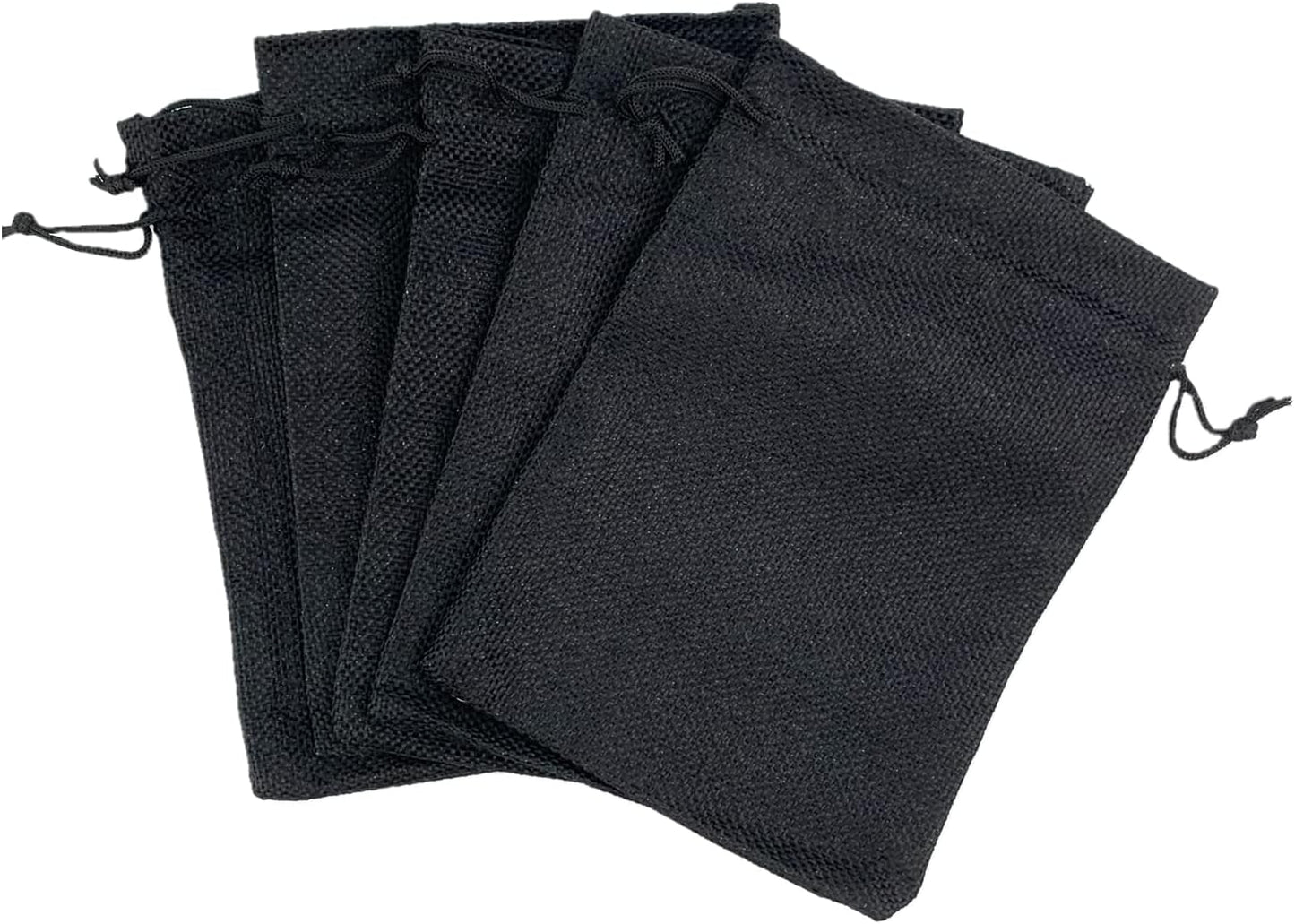 Palmhomee Pack of 25 Burlap Gift Bags with Drawstring Linen Jewelry Pouches Wedding Hessian Jute Bags for Birthday Jewelry and Treat Pouches Party Wedding Favors Gift Art and DIY Craft (7x9 Inch,