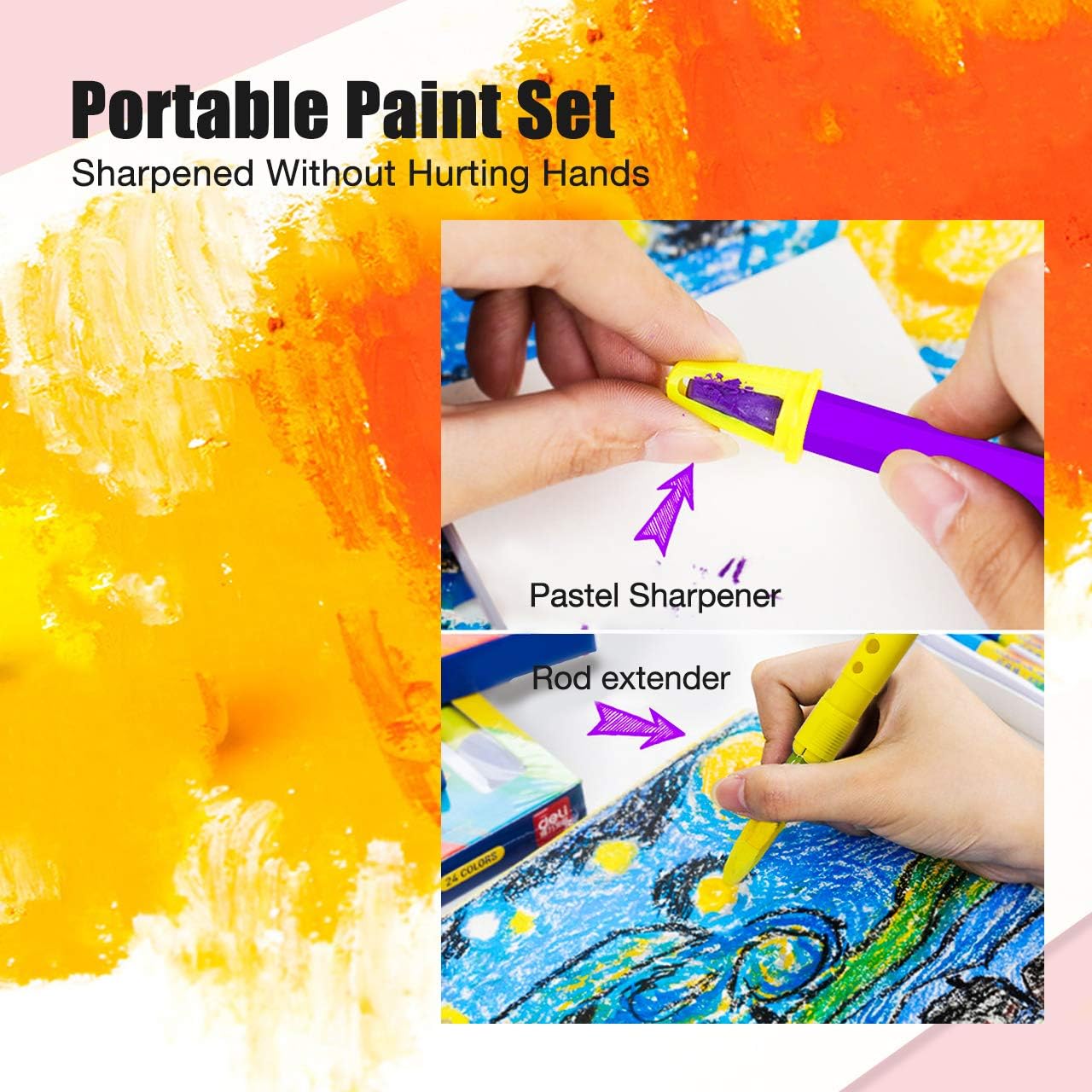 Oil Pastels,12 Assorted Colors,Oil Pastels for Kids Indoor Activities At Home,Soft oil Pastel Crayons Suitable for Artists Beginners Students Art Painting Drawing