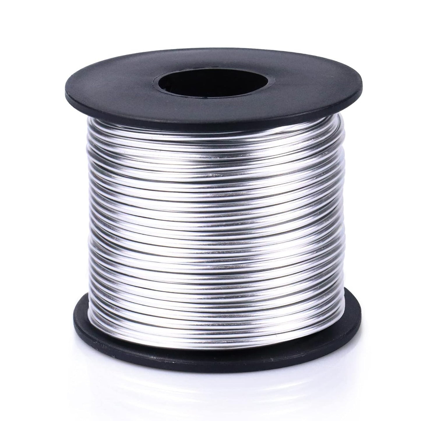 Aluminum Craft Wire, 95 Feet 2.0mm/ 14 Gauge Soft Silver Metal Bendable Sculpting Aluminum Wire Roll Bulk for DIY Crafts Jewelry Making
