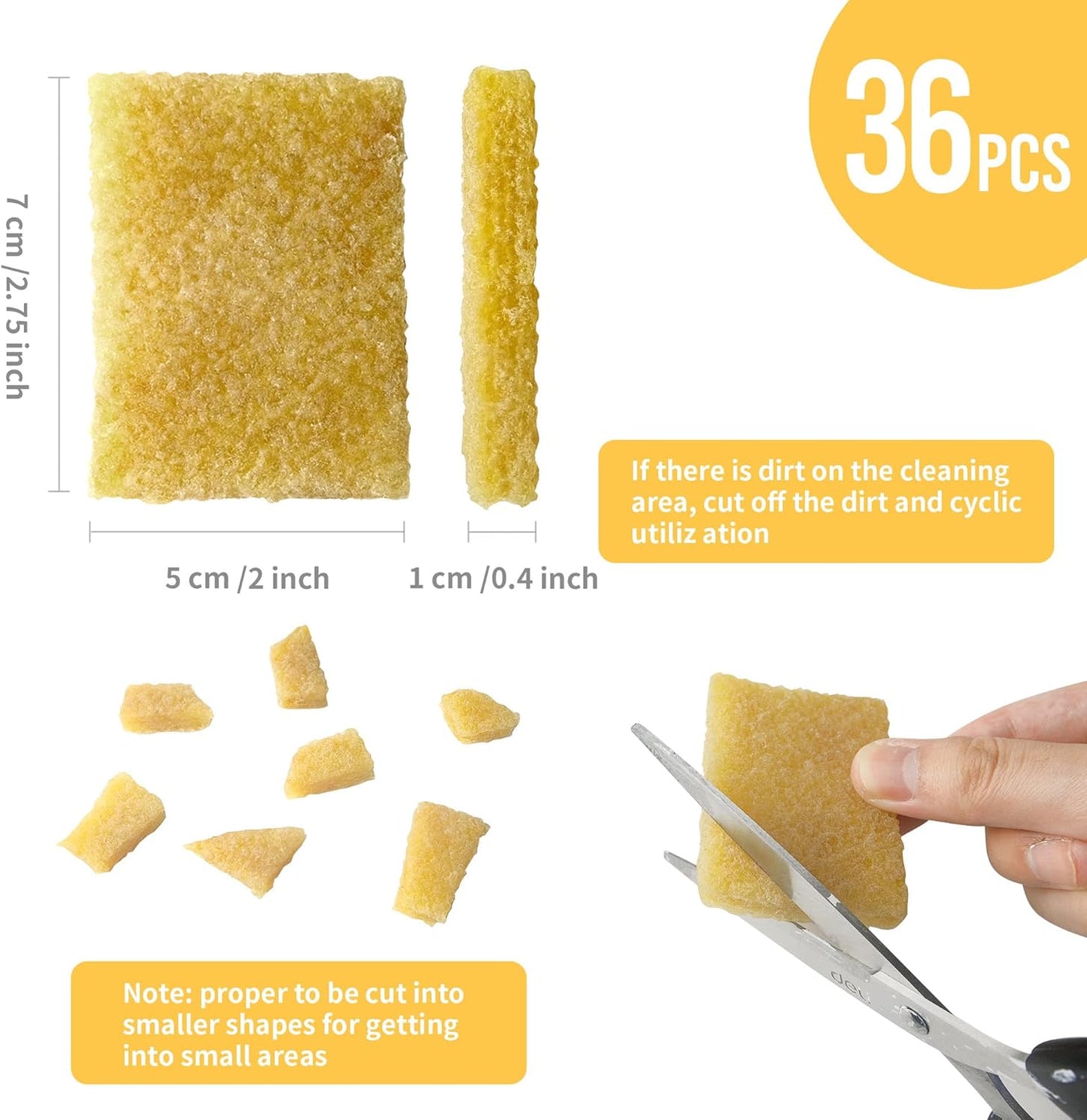 32Pcs Rubber Cement Eraser, 7x5 cm Adhesive Erasers, Glue Residue Pick up Eraser, Rubber Cleaning Erasers for Artists Removing Adhesive and Residues from Paper, Plastic