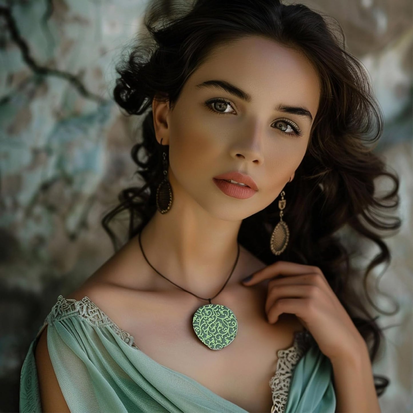 Arbuya Swirls Polymer Clay Texture Mat for Earrings Jewelry Making, Filigree Flowers Clay Texture Sheets for Polymer Clay Projects Floral Stamps for Clay Earrings Tools