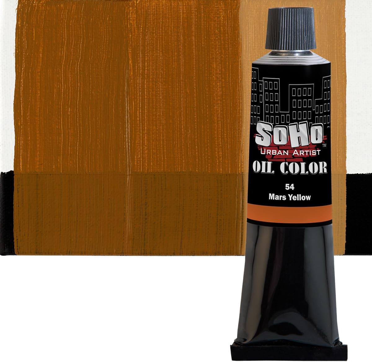 Soho Urban Artist Oil Paint - Mars Yellow, 170 ml Tube - Best Valued Oil Colors for Painting, Excellent Pigment Load