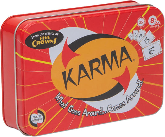 Karma Card Games for Kids – Card Games for Adults, Family Games Night, Card Games for Families, Multi-Player, Screen Free, Travel Games, Playing Cards, What Goes Around, Comes Around, Ages 8+