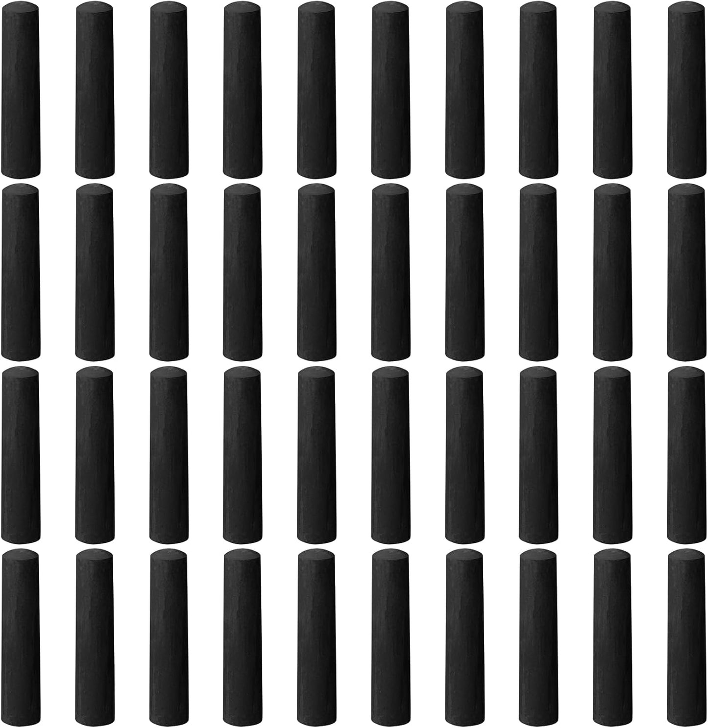 40 Pcs Sidewalk Chalks for Kids Non Toxic Jumbo Chalk for Party Gift Outdoor Art Classroom Play Painting (Black)