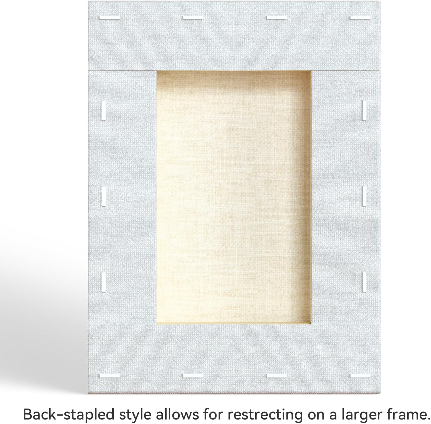 PHOENIX 6x8 Inch 4 Pack Gallery Canvas - Small 1.5 in Thick Canvases for Painting - Deep Edge 100% Cotton 11 Oz. Gesso Primed White Blank Professional Canvas Oil & Acrylic Paints