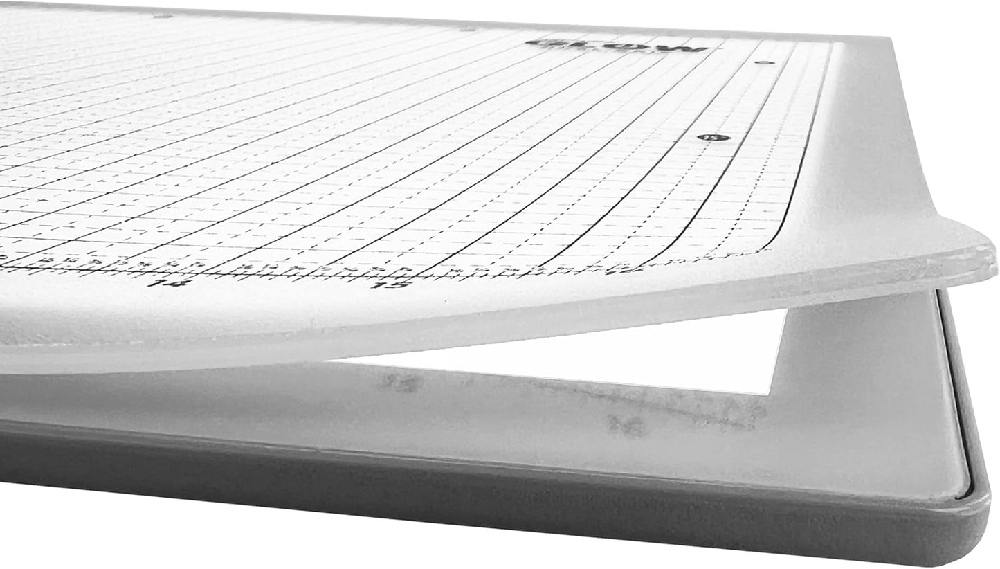 CUTTERPILLAR GLOW CLASSIC LED Light Board, with Translucent, Self-Healing Cutting Mat Light Box Tracing Pad w/Non-Slip Translucent Self-Healing Cutting Mat, 13” x 19" - Perfect for Quilters & Crafters