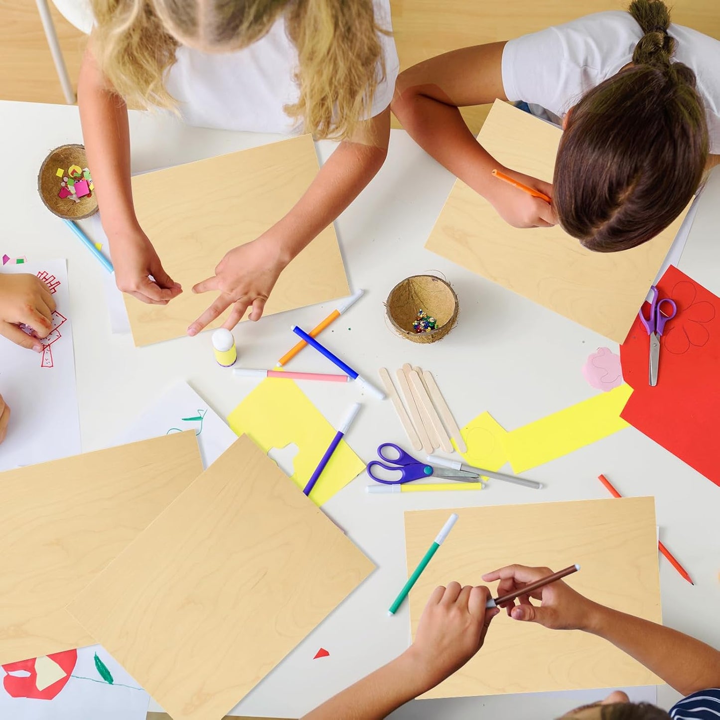 12Pcs 18 x 12 x 1/8 Inch Basswood Sheets, Unfinished Plywood Boards, 3mm Basswood for Laser Cutting, Painting, Pyrography, Wood Engraving, Wood Burning, Architectural Models