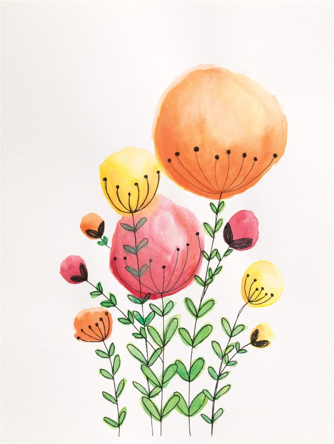 UCreate Watercolor Paper, White, Bulk, 90 lb., 12" x 18", 250 Sheets