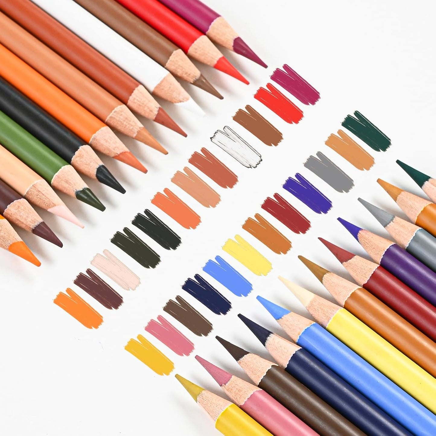 24-Color Charcoal Pencil Set – Skin Tones & Pastel Chalk Pastel Chalk Colored Pencils for Sketching, Shading & Portrait Art – Professional & Beginner Artist Kit