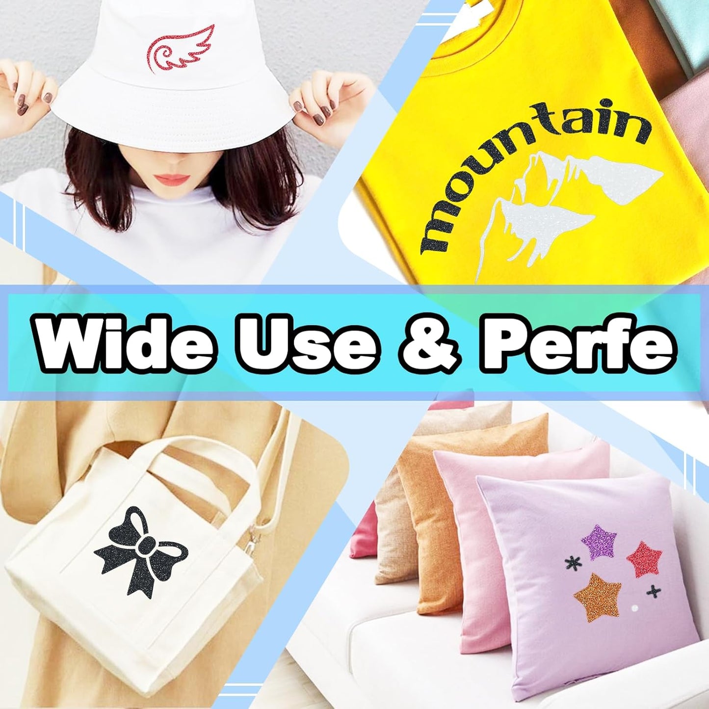 Rouge Powder Glitter HTV Heat Transfer Vinyl 12" x6FT Glitter Vinyl for T Shirts Easy to Cut and Weed Compatible with All Cutter Machines HTV Vinyl Iron on for Cricut (Rouge Powder 12”x6FT)