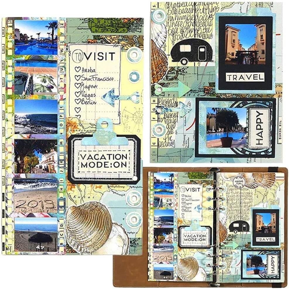 YKW Camera Film Cutting Dies Stencil Metal Template Molds, Embossing Tool Die Cuts for Card Making Album Paper Scrapbooking, DIY Etched Dies Craft Versatile and Durable Holiday and Special Occasion