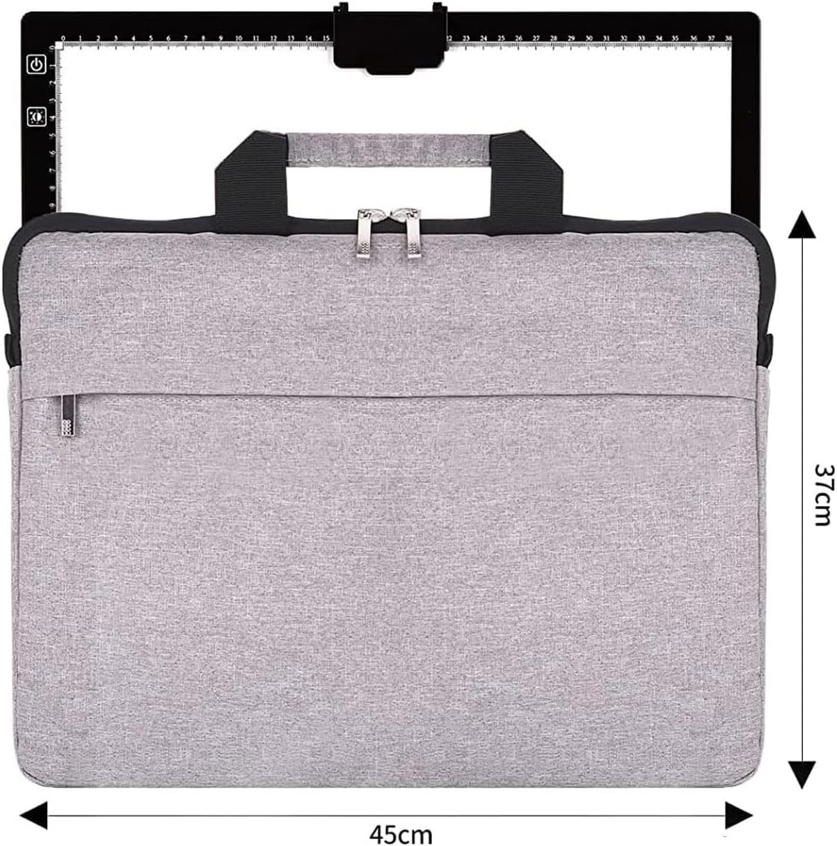 Rechargeable A3 Light Pad for Diamond Painting with Padded Case,Light Board with Stand,3 Colors Stepless Dimmable and 6 Levels of Brightness Light Box for tracing,Drawing,Sketching,Animation