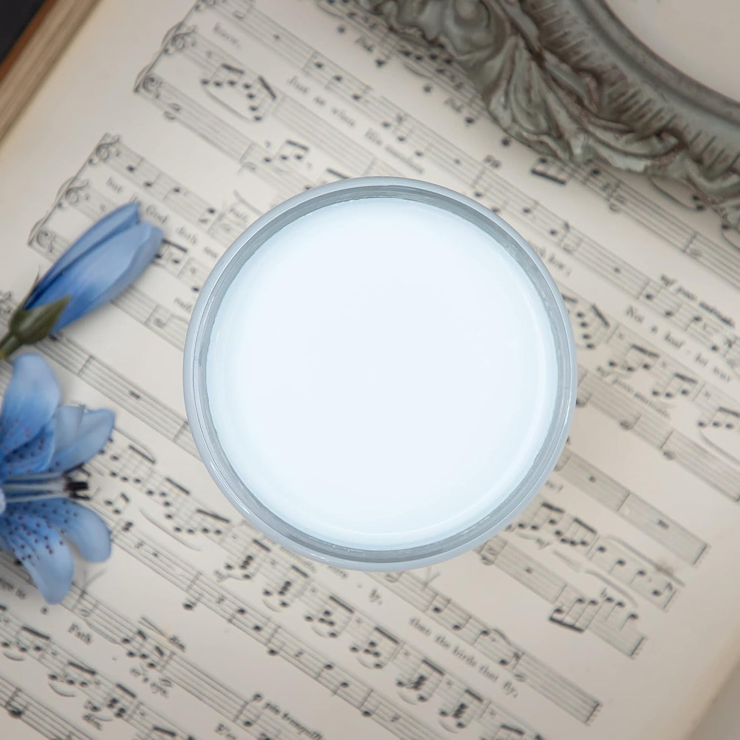 Dixie Belle Paint Company Chalk Finish Furniture Paint - Haint Blue (1 Gallon - 128oz) - Matte Pastel Blue Chic Chalk Mineral - DIY + Home Projects