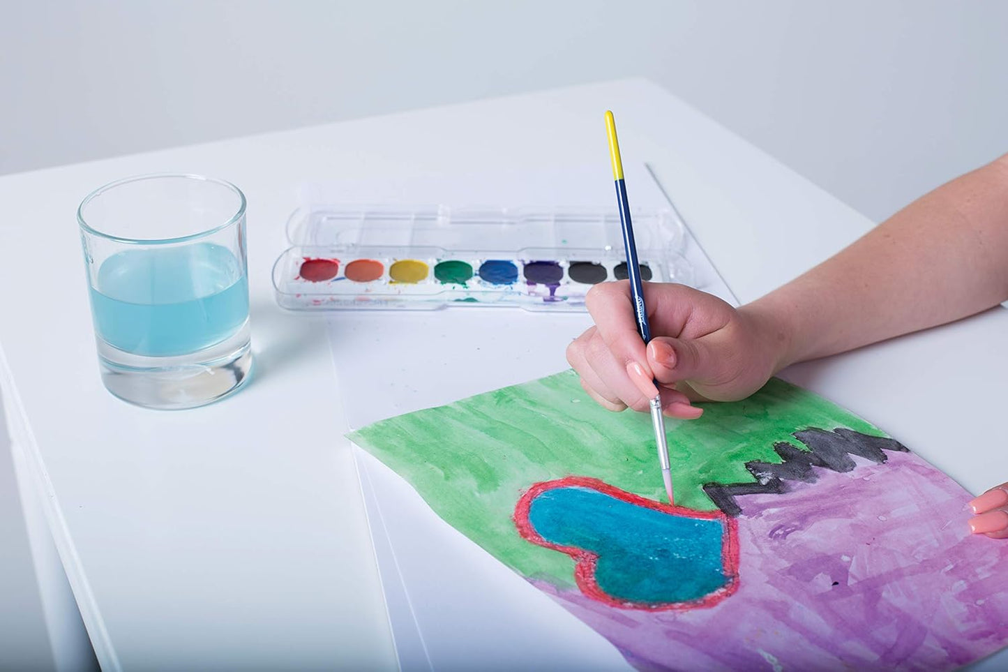 UCreate Watercolor Paper, White, Bulk, 90lb., 9" x 12", 250 Sheets