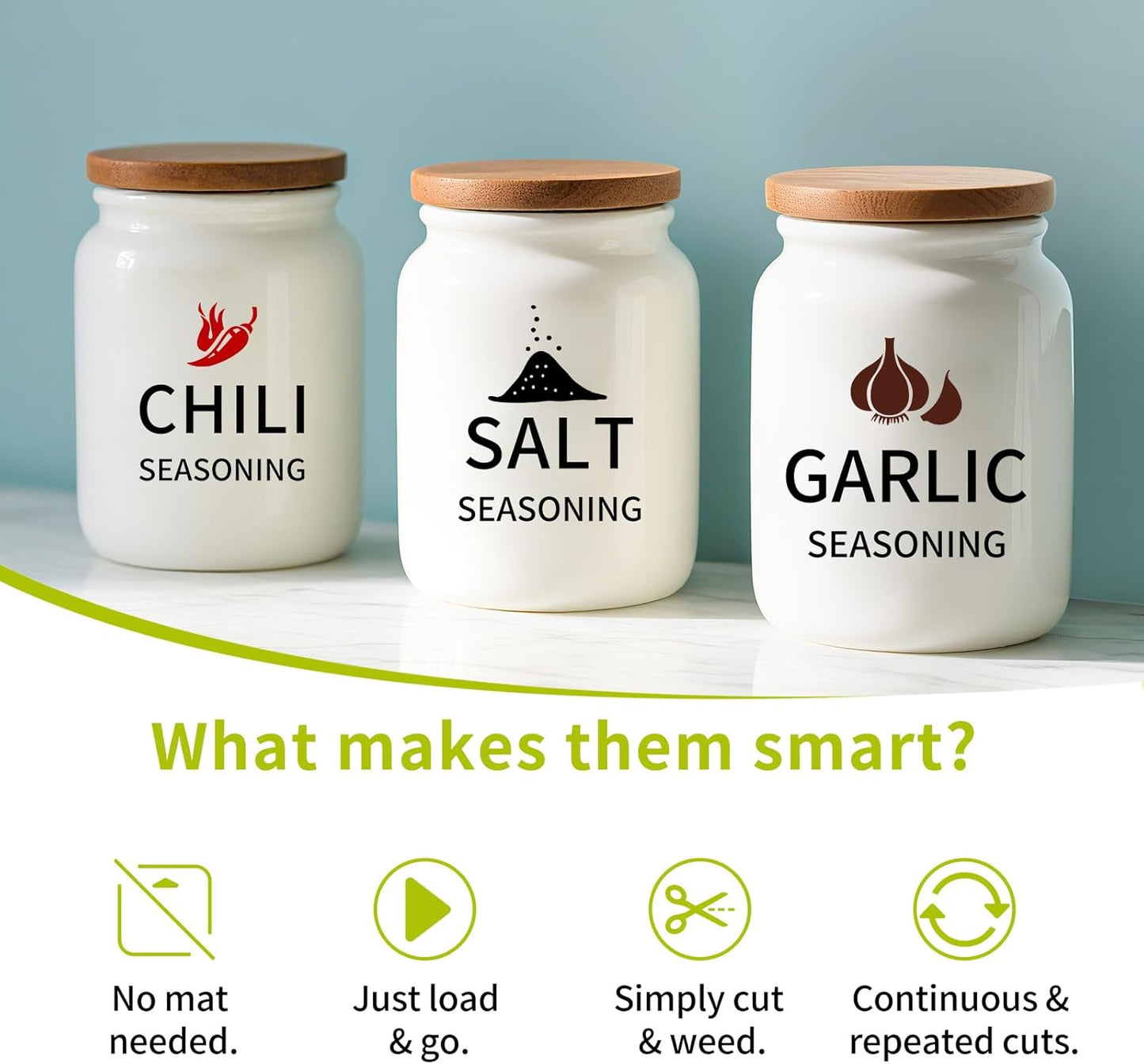 TECKWRAP Smart Permanent Vinyl, (13in x 14ft) - Adhesive Craft Vinyl - Matless Cutting & Easy to Apply for DIY Decal Projects with Maker 3 / Explore 3 Machines, Glossy Black