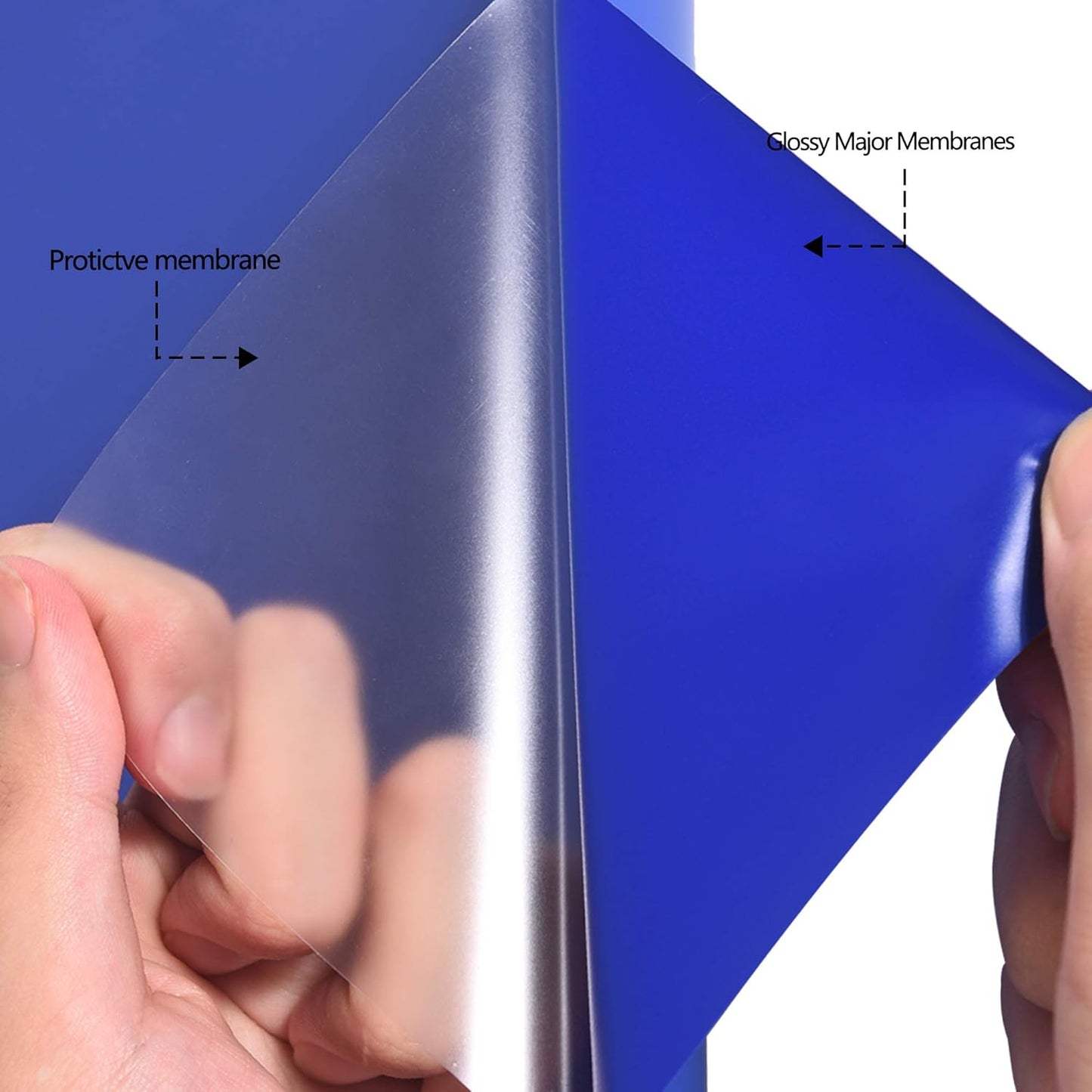 RENLITONG Royal Blue HTV Iron on Vinyl 12Inch by 10ft Roll Heat Transfer Vinyl for T-Shirt HTV Rolls for All Cutter Machine - Easy to Cut & Weed for Heat Transfer Design