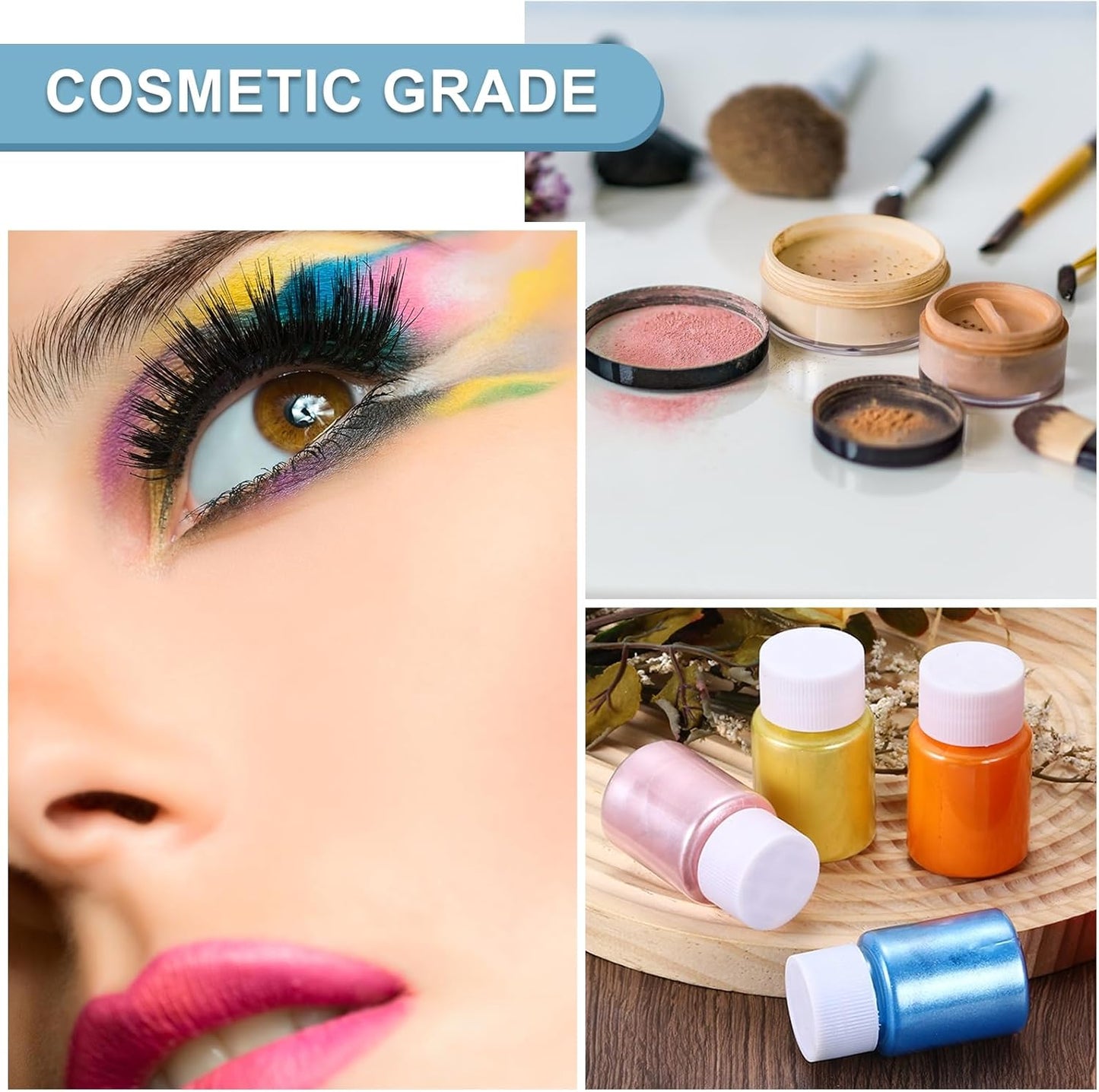 uxcell 10g/0.35oz Cosmetic Grade Mica Powder, 600 Mesh Mica Powder Natural Resin Epoxy Pigment Powders for Casting Resin, Candle Dye, DIY Nail Polish and Lip Gloss, Peach