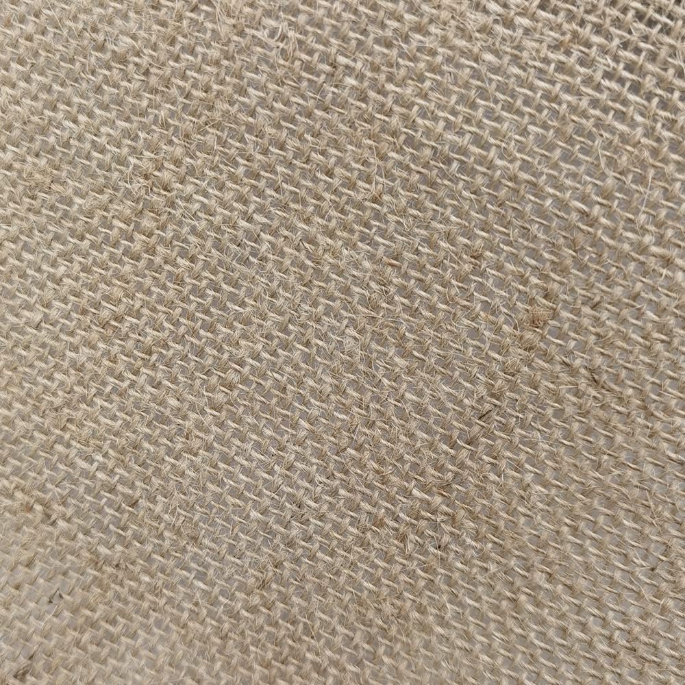 INSPIRELLE 12" Natural Burlap Fabric Roll 10 Yards Jute Ribbon for Gift Wrapping Craft Projects Wedding Decoration Home Decoration 30CM